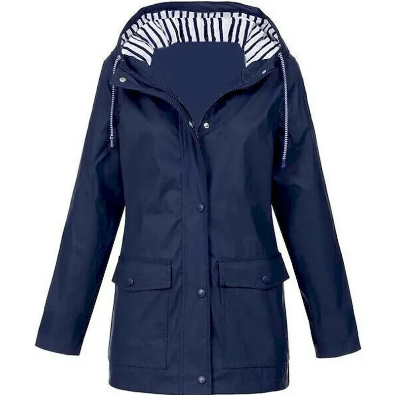 pqhuuk1692349993633.webp Women's Hiking Jacket Hoodie Jacket Outdoor Windproof Breathable Quick Dry Sweat-Wicking Lightweight Outerwear Trench Coat Windbreaker Parka Hunting Fishing Climbing - Image 1