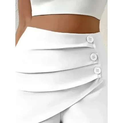 Women's Chinos Shorts Vacation Vintage Ethnic Style Short High Waist Floral Graphic Pleated Micro-elastic Vacation Street Daily Robin's Egg Blue Yellow Red Green Summer Spring Regular Fit - Image 6